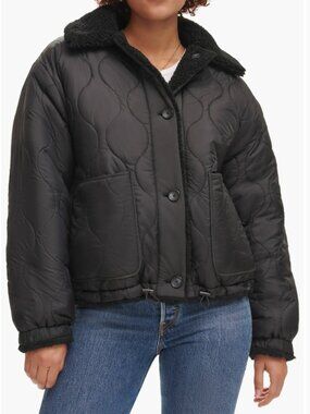 Levi's Quilted High Pile Fleece Reversible Jacket